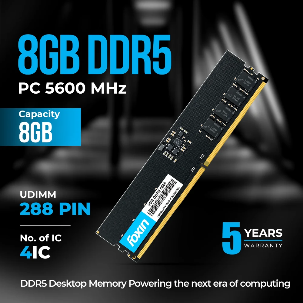 Foxin Desktop Ram 8GB DDR5 5600Mhz view 3